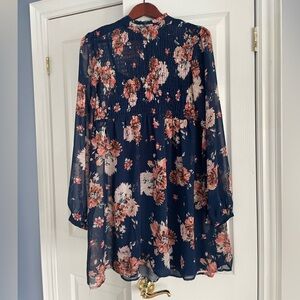 Floral Long Sleeve Dresss